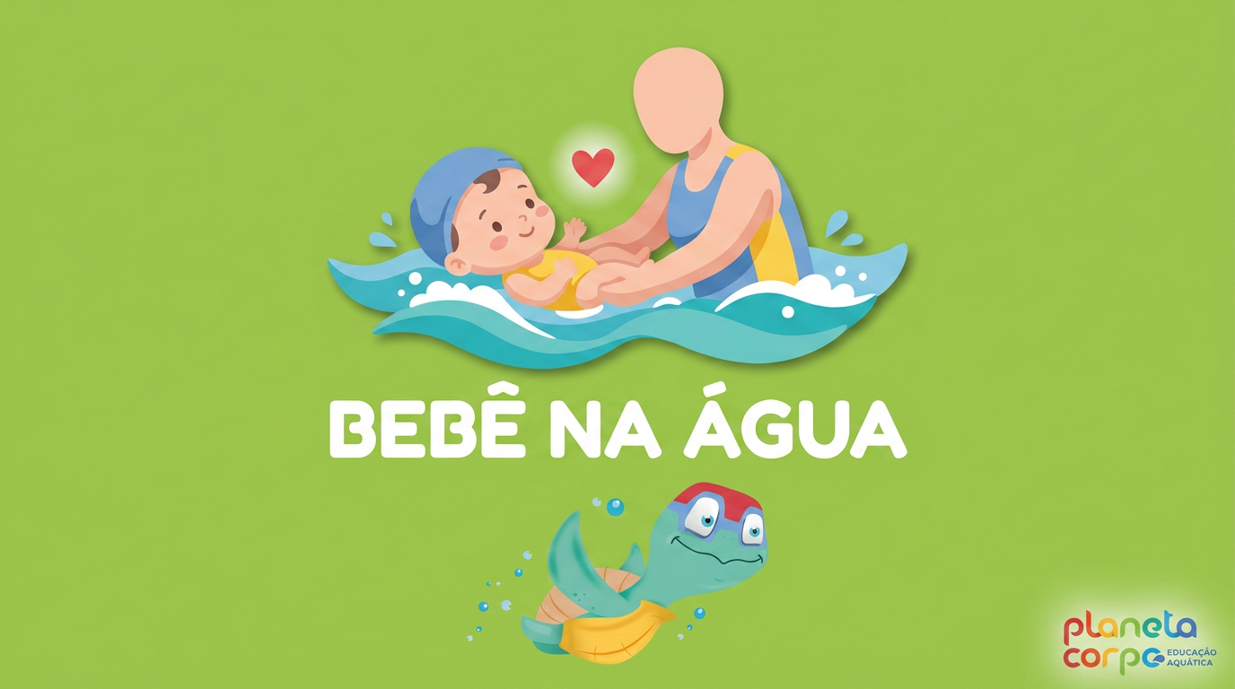 Natação para bebê: vínculo, marcos motores e o papel do acompanhante na água